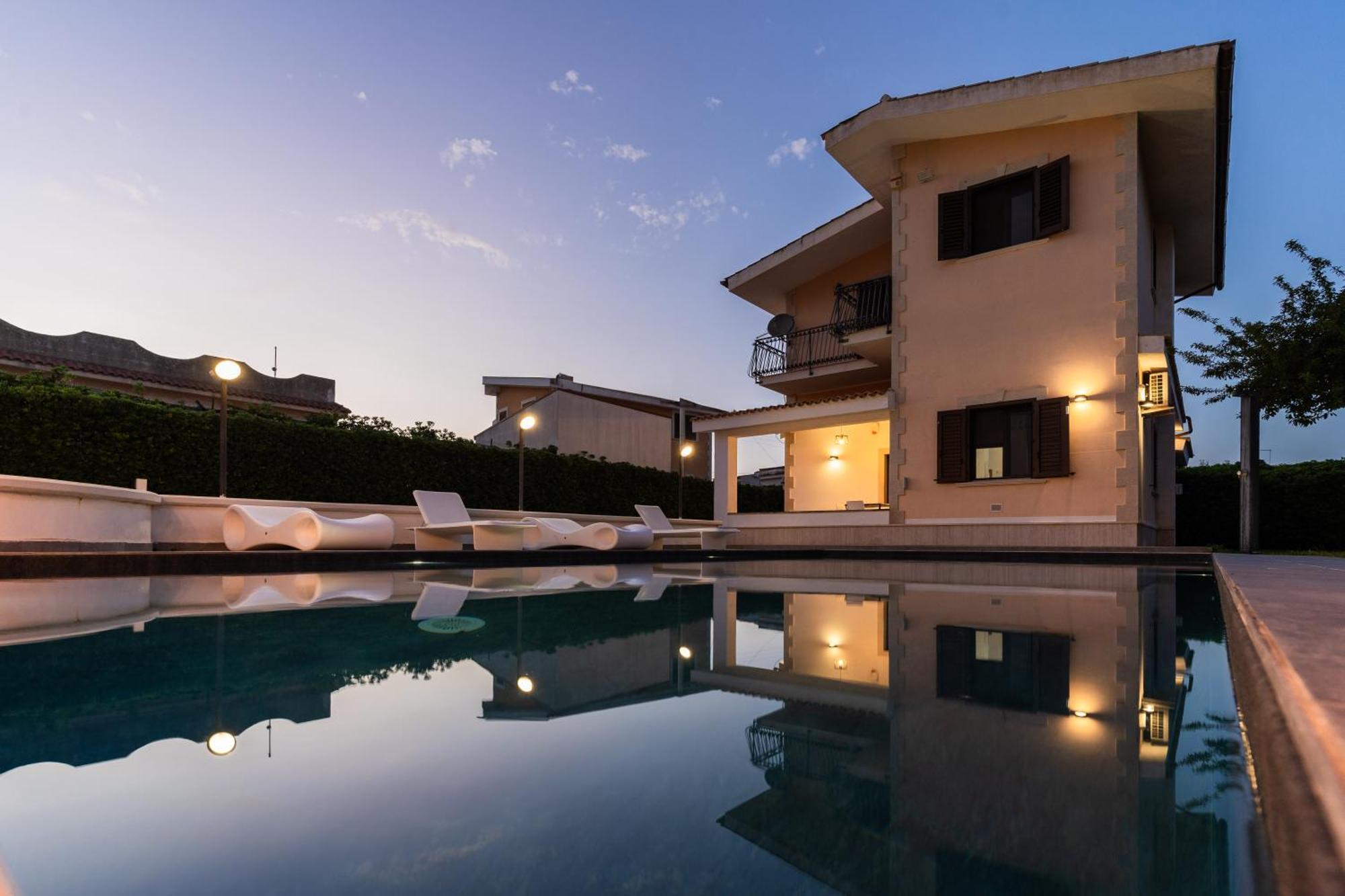 Deep Blue Sea Villa Arenella  Bagian luar foto