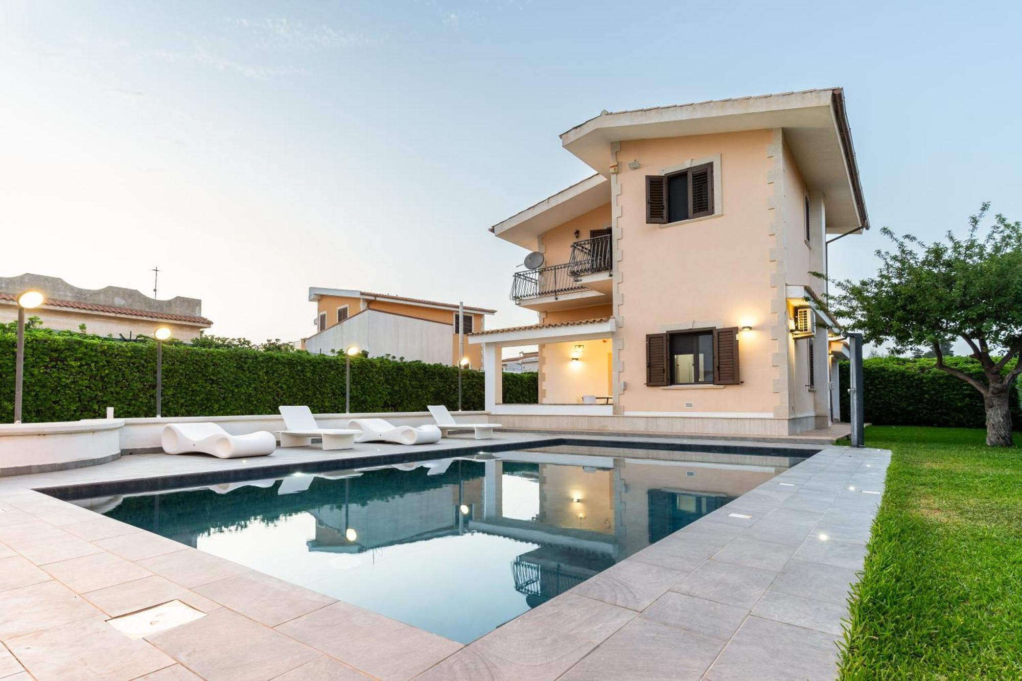 Deep Blue Sea Villa Arenella  Bagian luar foto